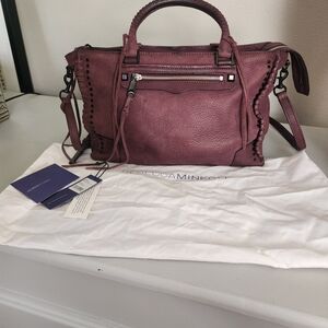 Rebecca Minkoff Plum Leather Satchel